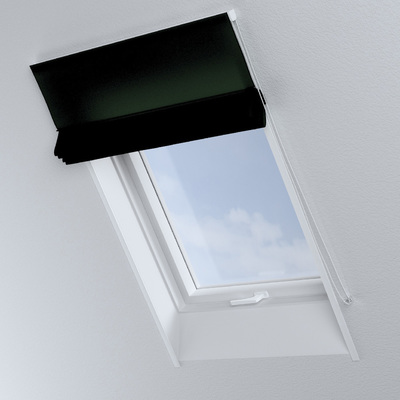 Foldegardin Rimini<br/>Til tagvinduer fra kollektionen Quadro, Stof: 144-33