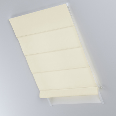 Foldegardin Rimini<br/>Til tagvinduer fra kollektionen Crema, Stof: 144-63