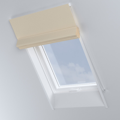 Foldegardin Rimini<br/>Til tagvinduer fra kollektionen Blackout FR Premium, Stof: 269-31