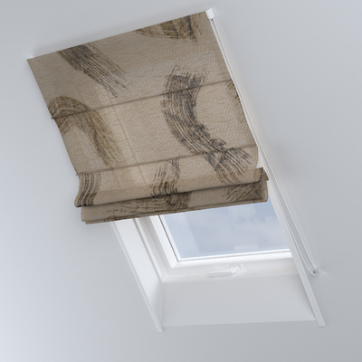 Dachfenster-Raffrollo Rimini von der Kollektion Lino Terra, Stoff: 145-53