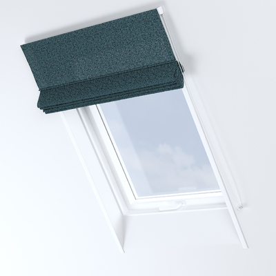 Roman blind for roof window Rimini in collection Boucle Mist Premium, fabric: 145-44