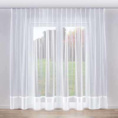 Vlinderplooi vitrage gardine