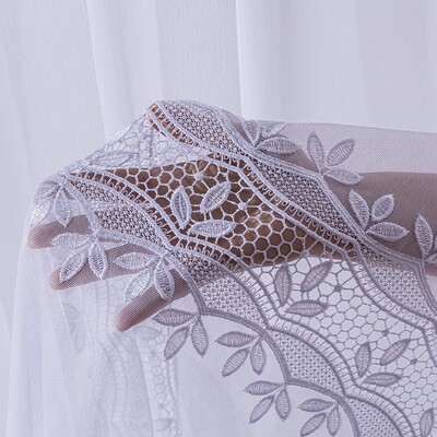 Firana na haczykach flex pojedynczych w kolekcji Woale i firany, tkanina: 186-35