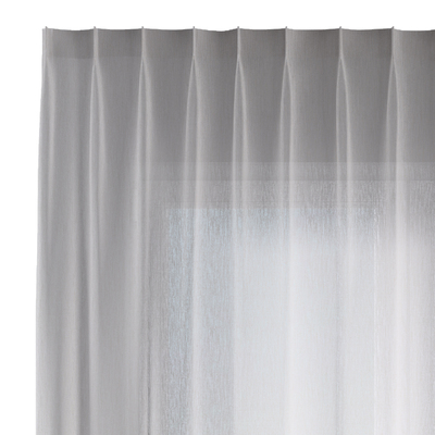 Net curtain with single pinch pleat in collection Voile, fabric: 180-39