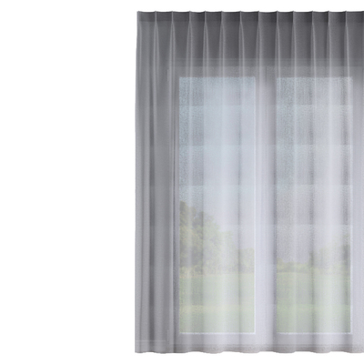 Firana na haczykach flex pojedynczych w kolekcji Delicate Premium, tkanina: 144-52