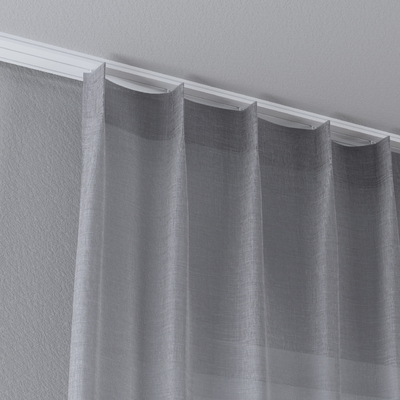 Firana na haczykach flex pojedynczych w kolekcji Delicate Premium, tkanina: 144-52