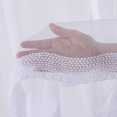 Draperie cu cârlige flex simple în colecție Voile, țesătură: 186-40