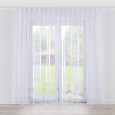 Draperie cu cârlige flex simple