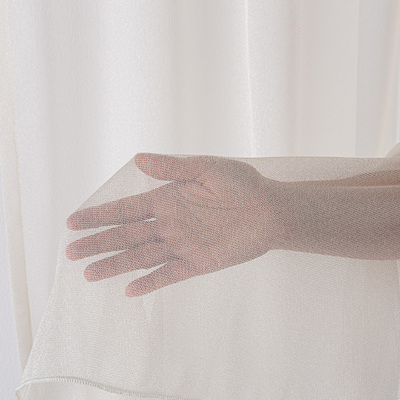 Draperie cu cârlige flex simple în colecție Voile, țesătură: 186-77