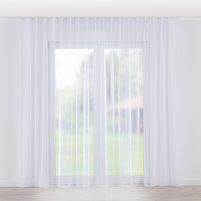 Draperie cu cârlige flex simple