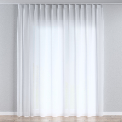 Net curtain with single pinch pleat in collection Voile, fabric: 901-00