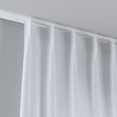 Net curtain with single pinch pleat in collection Voile, fabric: 901-00