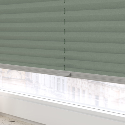 Made-to-measure Harmonica Pleated Blind in collection Blackout – Harmonica pleated blinds, fabric: BLP-60036
