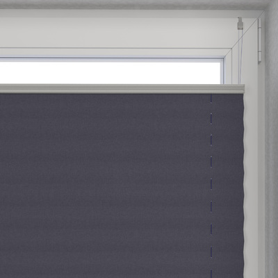 Made-to-measure Harmonica Pleated Blind in collection Blackout – Harmonica pleated blinds, fabric: BLP-7647