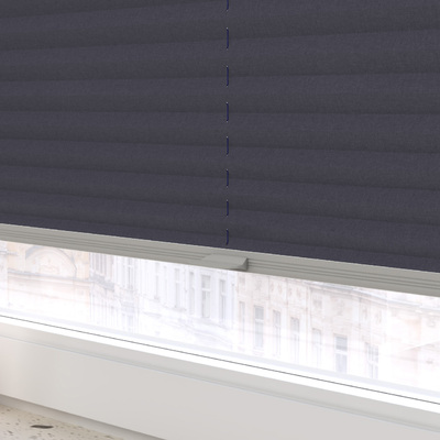 Made-to-measure Harmonica Pleated Blind in collection Blackout – Harmonica pleated blinds, fabric: BLP-7647