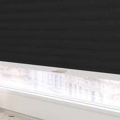 Made-to-measure Harmonica Pleated Blind in collection Blackout – Harmonica pleated blinds, fabric: BLP-104