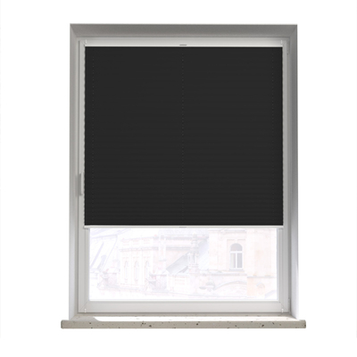 Made-to-measure Harmonica Pleated Blind in collection Blackout – Harmonica pleated blinds, fabric: BLP-104