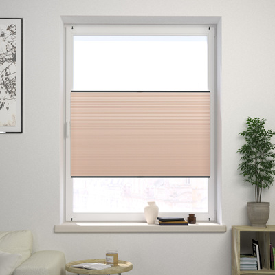 Plisé na mieru Honeycomb V kolekcii Blackout ALU – plisé Honeycomb, látka: HA-102