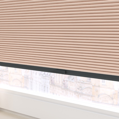 Plisé na mieru Honeycomb V kolekcii Blackout ALU – plisé Honeycomb, látka: HA-102