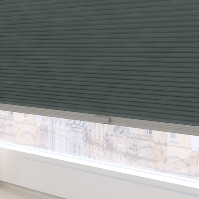 Made-to-measure Honeycomb Pleated Blind in collection Basic – Honeycomb pleated blinds, fabric: H-115