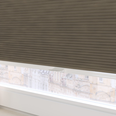 Made-to-measure Honeycomb Pleated Blind in collection Basic – Honeycomb pleated blinds, fabric: H-112