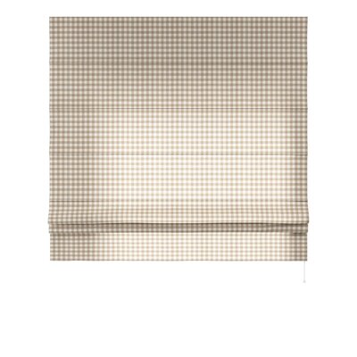 Foldegardin Paris<br/>Med kappe nederst fra kollektionen Quadro, Stof: 136-06