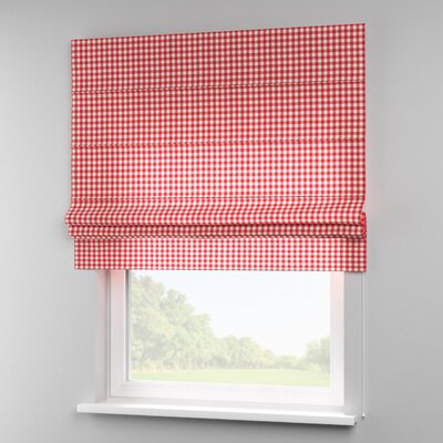 Foldegardin Paris<br/>Med kappe nederst fra kollektionen Quadro, Stof: 136-16