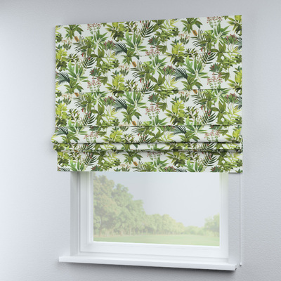 Foldegardin Paris<br/>Med kappe nederst fra kollektionen Flowers, Stof: 143-69