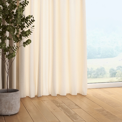 Pencil pleat curtain
