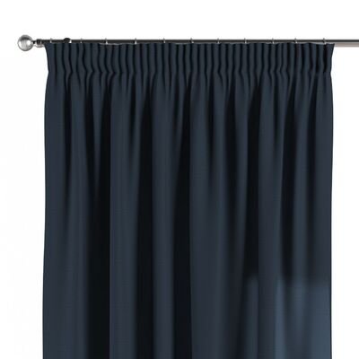 Pencil pleat curtain in collection Quadro, fabric: 136-04