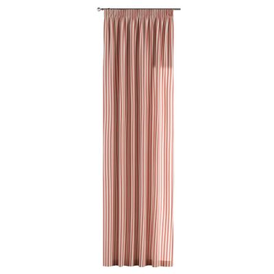 Pencil pleat curtain in collection Quadro, fabric: 136-17