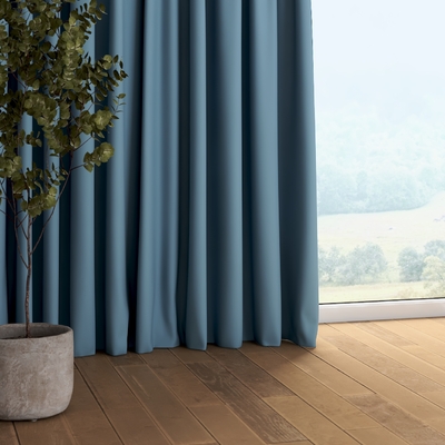 Pencil pleat curtain
