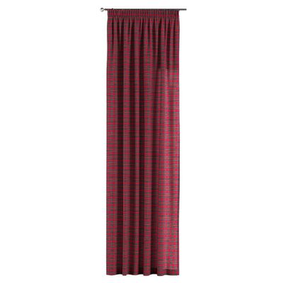 Pencil pleat curtain in collection Quadro, fabric: 126-29