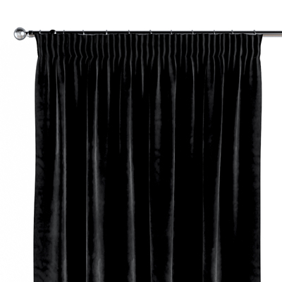 Gardin med krok- och rynkband 1 längd i kollektionen Velvet, Tyg: 704-17