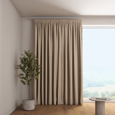 Záves na riasiacej páske V kolekcii Blackout Soft, látka: 269-21