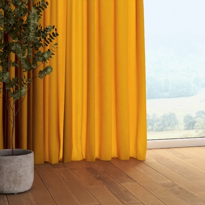 Pencil pleat curtain in collection Linen, fabric: 159-14