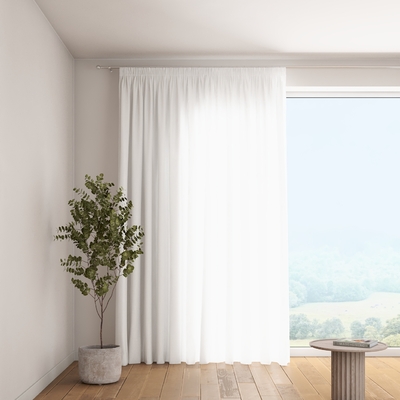 Pencil pleat curtain