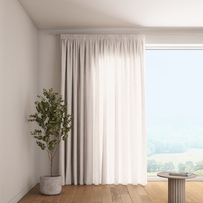 Pencil pleat curtain
