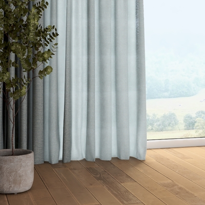 Zasłona na taśmie marszczącej 1 szt. w kolekcji Delicate Premium, tkanina: 144-60
