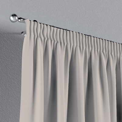 Pencil pleat curtain in collection Dimout, fabric: 269-40