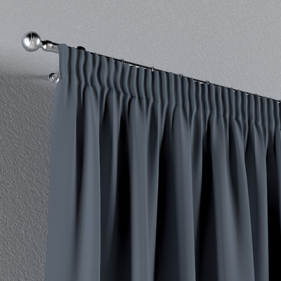 Vorhang mit Kräuselband von der Kollektion Dimout, Stoff: 269-50