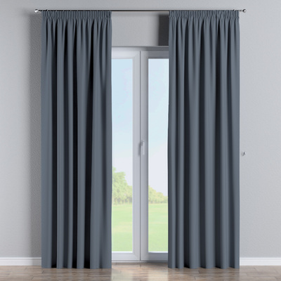 Vorhang mit Kräuselband von der Kollektion Dimout, Stoff: 269-50