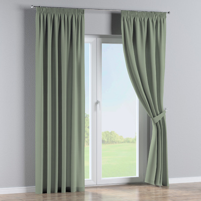Pencil pleat curtain in collection Crema, fabric: 144-68
