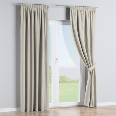 Zasłona na taśmie marszczącej 1 szt. w kolekcji Outdoor Oasis, tkanina: 703-33
