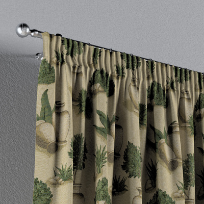 Pencil pleat curtain in collection Intenso Premium, fabric: 145-09