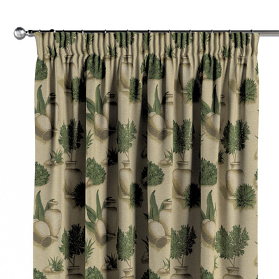 Pencil pleat curtain in collection Intenso Premium, fabric: 145-09