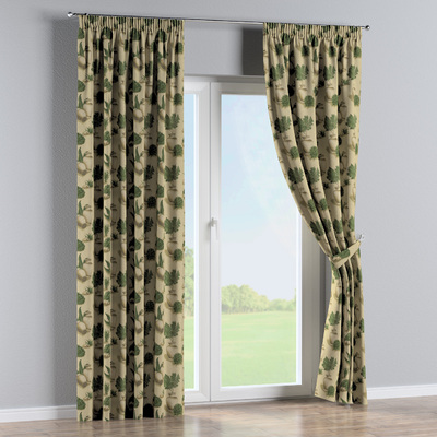 Pencil pleat curtain in collection Intenso Premium, fabric: 145-09