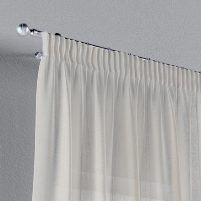 Függöny ráncolóval a kollekcióból Natural Touch, Dekoranyag: 128-14