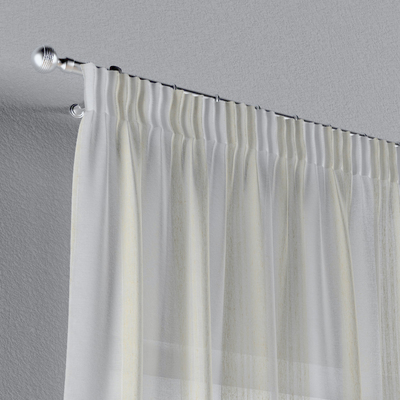 Vorhang mit Kräuselband von der Kollektion Natural Touch, Stoff: 128-15