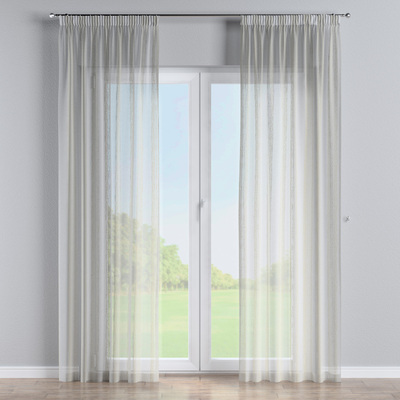 Vorhang mit Kräuselband von der Kollektion Natural Touch, Stoff: 128-15
